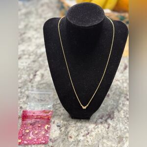 NEW Nordstrom S925 Butterfly Elegant Gold Necklace
